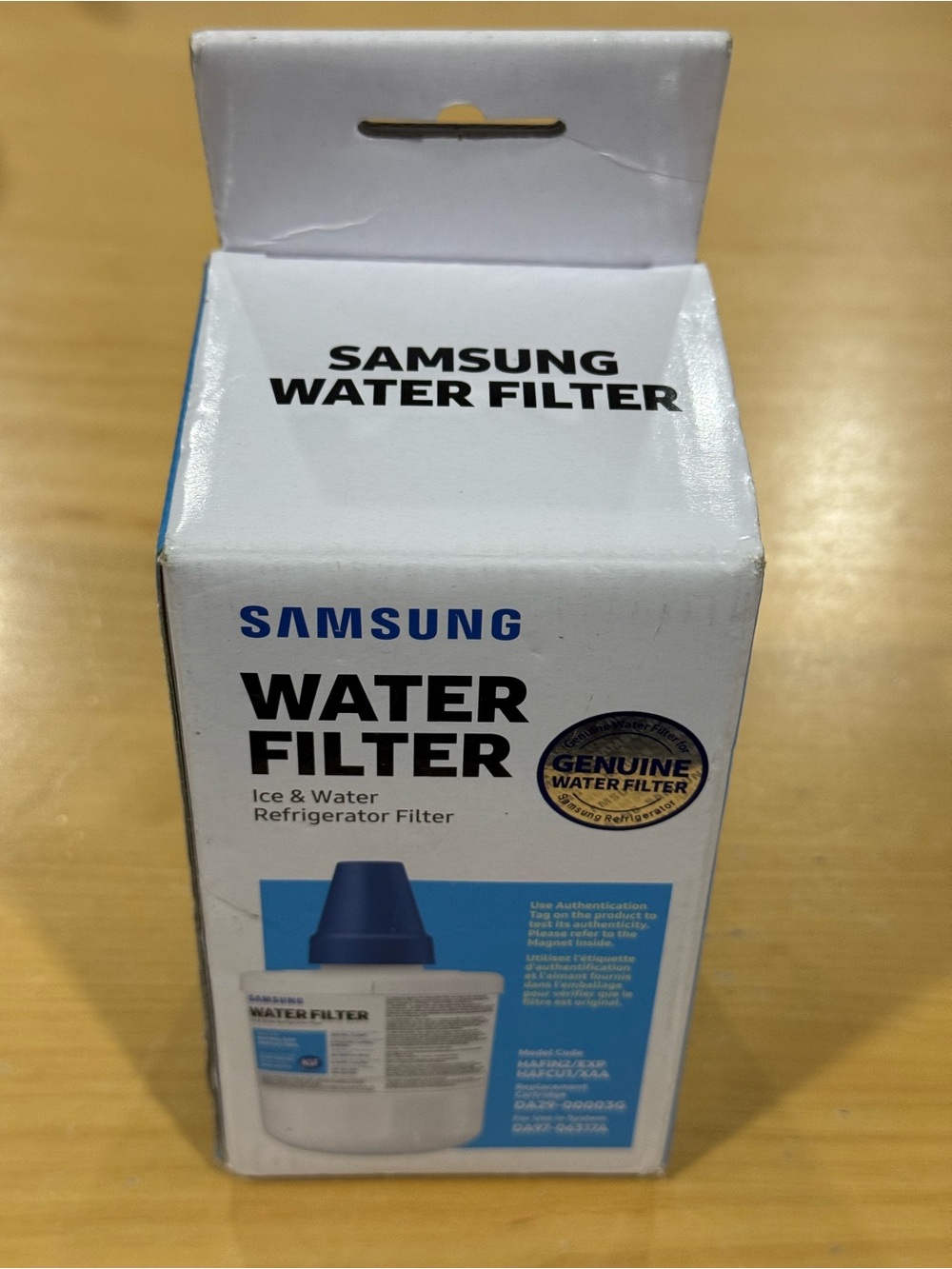 Samsung HAFCU1/XAA Genuine Refrigerator Water Filter,Reduces 99% of contaminants